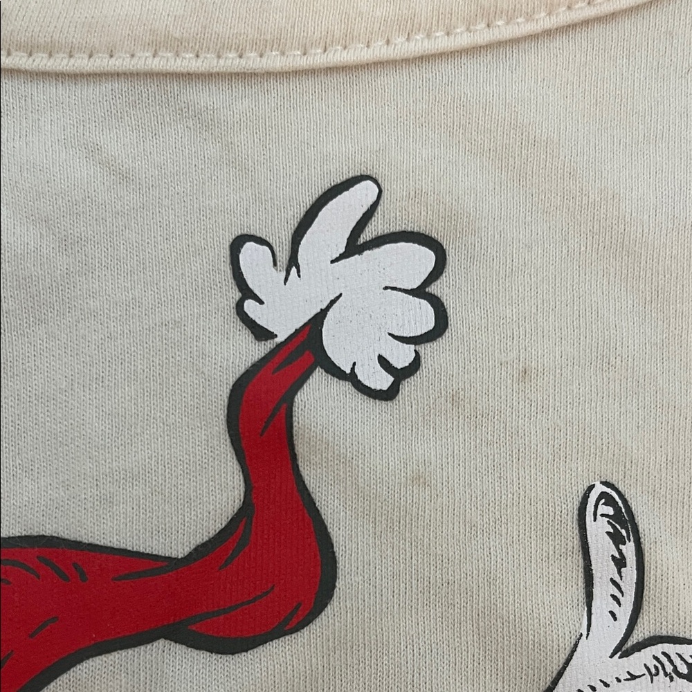 Old Navy Kids White Grinch Long Sleeve Tee - Picture 4 of 5